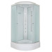 Душевая кабина DTO LM790GM+EL5 90×90×215, средний поддон 27 см, профиль хром, стекло матовое 5 мм, четверть круга, с гидромассажем, с электрикой Душевая кабина DTO LM790GM+EL5 90×90×215, средний поддон 27 см, профиль хром, стекло матовое 5 мм, четверть круга, с гидромассажем, с электрикой