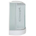 Душевая кабина DTO LM790GM+EL5 90×90×215, средний поддон 27 см, профиль хром, стекло матовое 5 мм, четверть круга, с гидромассажем, с электрикой Душевая кабина DTO LM790GM+EL5 90×90×215, средний поддон 27 см, профиль хром, стекло матовое 5 мм, четверть круга, с гидромассажем, с электрикой