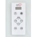 Душевая кабина DTO LM901GM+EL5 100×100×215, низкий поддон 15 см, профиль хром, стекло матовое 5 мм, четверть круга, с гидромассажем, с электрикой
