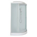 Душевая кабина DTO LM901GM5 100×100×215, низкий поддон 15 см, профиль хром, стекло матовое 5 мм, четверть круга, с гидромассажем Душевая кабина DTO LM901GM5 100×100×215, низкий поддон 15 см, профиль хром, стекло матовое 5 мм, четверть круга, с гидромассажем