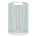 Душевая кабина DTO LM901NGM5 100×100×200, низкий поддон 15 см, профиль хром, стекло матовое 5 мм, четверть круга, с гидромассажем Душевая кабина DTO LM901NGM5 100×100×200, низкий поддон 15 см, профиль хром, стекло матовое 5 мм, четверть круга, с гидромассажем