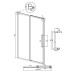 Душевая дверь Grossman Cosmo 100.K33.02.140.42.00 140х195, Раздвижная, Стекло прозрачное, В нишу, Графит Душевая дверь Grossman Cosmo 100.K33.02.140.42.00 140х195, Раздвижная, Стекло прозрачное, В нишу, Графит