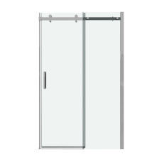 Душевая дверь Grossman Classic 100.K33.04.150.10.00 150х195, Раздвижная, Стекло прозрачное, В нишу, Хром