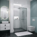 Душевая дверь Grossman Style 100.K33.05.120.10.00 120х195, Раздвижная, Стекло прозрачное, В нишу, Хром
