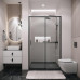 Душевая дверь Grossman Style 100.K33.05.120.21.00 120х195, Раздвижная, Стекло прозрачное, В нишу, Черный матовый