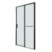 Душевая дверь Grossman Style 100.K33.05.120.21.00 120х195, Раздвижная, Стекло прозрачное, В нишу, Черный матовый