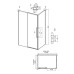 Душевое ограждение Grossman Galaxy 120.K33.01.1080.21.00 100х80, Черный матовый, Раздвижные, Стекло прозрачное, Прямоугольная, Закаленное стекло Душевое ограждение Grossman Galaxy 120.K33.01.1080.21.00 100х80, Черный матовый, Раздвижные, Стекло прозрачное, Прямоугольная, Закаленное стекло
