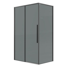 Душевое ограждение Grossman Galaxy 120.K33.01.1270.42.10 120х70, Графит сатин, Раздвижные, Стекло тонированное, Прямоугольная, Закаленное стекло