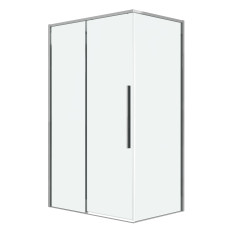 Душевое ограждение Grossman Galaxy 120.K33.01.1470.10.00 140х70, Хром, Раздвижные, Стекло прозрачное, Прямоугольная, Закаленное стекло