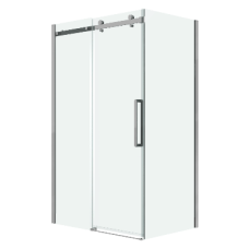 Душевое ограждение Grossman Classic 120.K33.04.1170.10.00 110х70, Хром, Раздвижные, Стекло прозрачное, Прямоугольная, Закаленное стекло