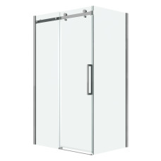 Душевое ограждение Grossman Classic 120.K33.04.1270.10.00 120х70, Хром, Раздвижные, Стекло прозрачное, Прямоугольная, Закаленное стекло