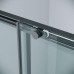 Душевое ограждение Grossman Style 120.K33.05.1080.21.00 100х80, Черный матовый, Раздвижные, Стекло прозрачное, Прямоугольная, Закаленное стекло