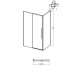 Боковая стенка Grossman Galaxy 200.K33.01.80.21.00 80х195, В нишу Боковая стенка Grossman Galaxy 200.K33.01.80.21.00 80х195, В нишу