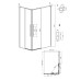 Душевое ограждение Grossman Galaxy 300.K33.01.1070.21.10 100х70, Черный матовый, Раздвижные, Стекло тонированное, Прямоугольная, Закаленное стекло Душевое ограждение Grossman Galaxy 300.K33.01.1070.21.10 100х70, Черный матовый, Раздвижные, Стекло тонированное, Прямоугольная, Закаленное стекло