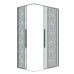 Душевое ограждение Grossman Galaxy 300.K33.01.12R80L.10.02 120х80, Хром, Раздвижные, Стекло шиншилла, Прямоугольная, Закаленное стекло