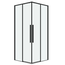 Душевое ограждение Grossman Galaxy 300.K33.01.7070.21.00 70х70, Черный матовый, Раздвижные, Стекло прозрачное, Квадратная, Закаленное стекло