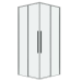 Душевое ограждение Grossman Galaxy 300.K33.01.8080.10.00 80х80, Хром, Раздвижные, Стекло прозрачное, Квадратная, Закаленное стекло