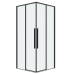 Душевое ограждение Grossman Galaxy 300.K33.01.8080.42.00 80х80, Графит сатин, Раздвижные, Стекло прозрачное, Квадратная, Закаленное стекло