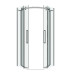 Душевое ограждение Grossman Classic 301.K33.04.1010.10.00 100х100, Хром, Раздвижные, Стекло прозрачное, Четверть круга, Закаленное стекло Душевое ограждение Grossman Classic 301.K33.04.1010.10.00 100х100, Хром, Раздвижные, Стекло прозрачное, Четверть круга, Закаленное стекло