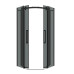 Душевое ограждение Grossman Classic 301.K33.04.1010.21.10 100х100, Черный матовый, Раздвижные, Стекло тонированное, Четверть круга, Закаленное стекло Душевое ограждение Grossman Classic 301.K33.04.1010.21.10 100х100, Черный матовый, Раздвижные, Стекло тонированное, Четверть круга, Закаленное стекло