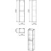 Пенал Grossman Смарт 303011 30 см, Подвесной, Графит, Лдсп Пенал Grossman Смарт 303011 30 см, Подвесной, Графит, Лдсп
