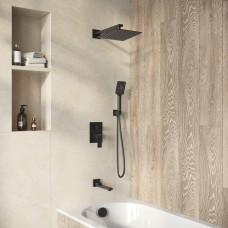 Душевая система Grossman Style 501.K35.05.210, Встроенный, Черный матовый, Нержавеющая сталь Душевая система Grossman Style 501.K35.05.210, Встроенный, Черный матовый, Нержавеющая сталь