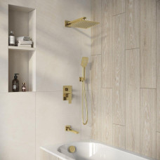 Душевая система Grossman Style 501.K35.05.320, Встроенный, Золото, Нержавеющая сталь Душевая система Grossman Style 501.K35.05.320, Встроенный, Золото, Нержавеющая сталь