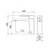 Смеситель для раковины Grossman Style 510.K35.05.420, Графит, Латунь