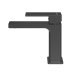 Смеситель для раковины Grossman Style 510.K35.05.420, Графит, Латунь
