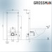 Унитаз Grossman Атрио 901.5502.01.000, В капитальную стену, в пол, Безободковый, Овальная, Белый, Сантехнический фаянс Унитаз Grossman Атрио 901.5502.01.000, В капитальную стену, в пол, Безободковый, Овальная, Белый, Сантехнический фаянс