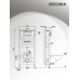 Комплект унитаза с инсталляцией Grossman Galaxy 97.4414S.02.310, Встроенный, Безободковый, Золото матовое, Сантехнический фарфор Комплект унитаза с инсталляцией Grossman Galaxy 97.4414S.02.310, Встроенный, Безободковый, Золото матовое, Сантехнический фарфор