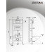 Комплект унитаза с инсталляцией Grossman Pragma 97.4440BMS.03.210, Встроенный, Безободковый, Черный матовый, Сантехнический фарфор Комплект унитаза с инсталляцией Grossman Pragma 97.4440BMS.03.210, Встроенный, Безободковый, Черный матовый, Сантехнический фарфор