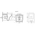 Комплект унитаза с инсталляцией Grossman Pragma 97.4447S.03.310, Встроенный, Безободковый, Золото матовое, Фаянс Комплект унитаза с инсталляцией Grossman Pragma 97.4447S.03.310, Встроенный, Безободковый, Золото матовое, Фаянс