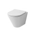 Комплект унитаза с инсталляцией Grossman Pragma 97.4477S.03.310, Встроенный, Безободковый, Золото матовое, Фаянс
