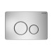 Комплект унитаза с инсталляцией Grossman 97.4479SQ.05.12M, Встроенный, Безободковый, Хром, Фаянс