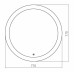 Зеркало Grossman Cosmo 9D770 77х77, Подвесной, Глянцевое Зеркало Grossman Cosmo 9D770 77х77, Подвесной, Глянцевое