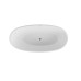 Ванна Grossman Fly GR-1104MB 170х75, Овальная, Черный матовый, Акрил, Черный матовый/белый