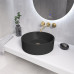 Раковина Grossman Color GR-3013BM 41х41, К тумбе к столешнице, Круглая, Черный матовый, Фаянс Раковина Grossman Color GR-3013BM 41х41, К тумбе к столешнице, Круглая, Черный матовый, Фаянс