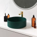 Раковина Grossman Color GR-3013OLM 40х40, Накладная, Круглая, Светло-зеленый матовый, Фаянс Раковина Grossman Color GR-3013OLM 40х40, Накладная, Круглая, Светло-зеленый матовый, Фаянс