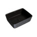 Раковина Grossman Color GR-3016BBL 48х37, К тумбе к столешнице, Прямоугольная, Черный, Черный внутри, черный с текстурой кожи крокодила снаружи, Фаянс Раковина Grossman Color GR-3016BBL 48х37, К тумбе к столешнице, Прямоугольная, Черный, Черный внутри, черный с текстурой кожи крокодила снаружи, Фаянс