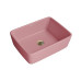 Раковина Grossman Color GR-3016PIM 48х37, К тумбе к столешнице, Прямоугольная, Розовый матовый, Фаянс Раковина Grossman Color GR-3016PIM 48х37, К тумбе к столешнице, Прямоугольная, Розовый матовый, Фаянс