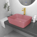 Раковина Grossman Color GR-3016PIM 48х37, К тумбе к столешнице, Прямоугольная, Розовый матовый, Фаянс Раковина Grossman Color GR-3016PIM 48х37, К тумбе к столешнице, Прямоугольная, Розовый матовый, Фаянс