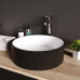 Раковина Grossman Color GR-4040BW 36х36, К тумбе к столешнице, Прямоугольная, Белый, Черно-белый, Фаянс Раковина Grossman Color GR-4040BW 36х36, К тумбе к столешнице, Прямоугольная, Белый, Черно-белый, Фаянс