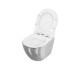 Унитаз Grossman Color GR-4455SWS 48х36,5, Подвесной, Безободковый, Овальная, Белый, Дюропласт
