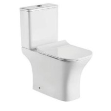 Унитаз Grossman Classic GR-4464SQ-K26 64х35,5, Напольный, Безободковый, Прямоугольная, Белый глянцевый, Фаянс