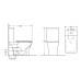 Унитаз Grossman Classic GR-4464SQ-K26 64х35,5, Напольный, Безободковый, Прямоугольная, Белый глянцевый, Фаянс Унитаз Grossman Classic GR-4464SQ-K26 64х35,5, Напольный, Безободковый, Прямоугольная, Белый глянцевый, Фаянс