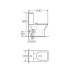Унитаз Grossman Classic GR-4464SQ 64х35, Напольный, Безободковый, Прямоугольная, Белый глянцевый, Дюропласт Унитаз Grossman Classic GR-4464SQ 64х35, Напольный, Безободковый, Прямоугольная, Белый глянцевый, Дюропласт