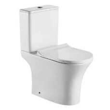 Унитаз Grossman Classic GR-4465SQ-K26 65х35,5, Напольный, Безободковый, Овальная, Белый глянцевый, Фаянс