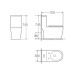 Унитаз Grossman Classic GR-4484SQ 70х38,5, Напольный, Безободковый, Овальная, Белый глянцевый, Дюропласт Унитаз Grossman Classic GR-4484SQ 70х38,5, Напольный, Безободковый, Овальная, Белый глянцевый, Дюропласт