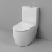 Унитаз Grossman Classic GR-4484SQ 70х38,5, Напольный, Безободковый, Овальная, Белый глянцевый, Дюропласт Унитаз Grossman Classic GR-4484SQ 70х38,5, Напольный, Безободковый, Овальная, Белый глянцевый, Дюропласт